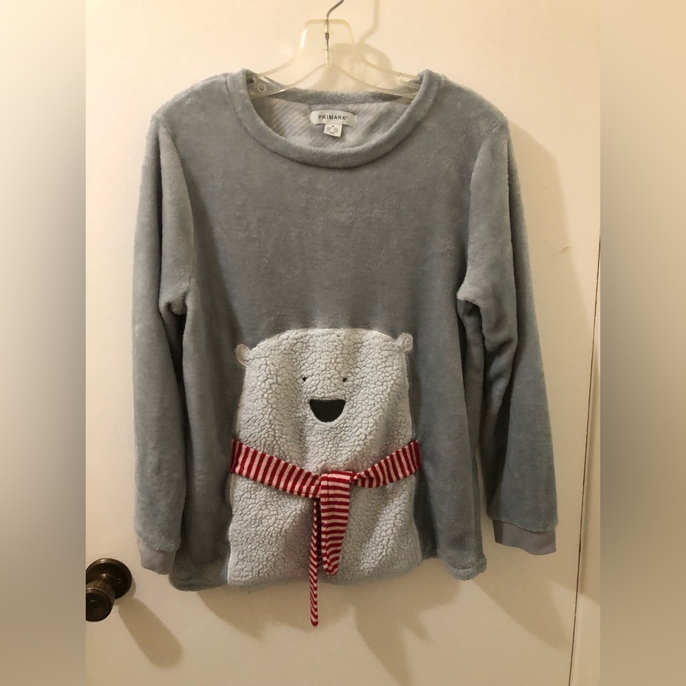 Primark Polar Bear with Scarf Sweater M